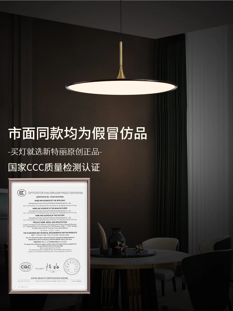 lustre moderne créatif nordique tête unique luxe étude - vue 6 sur 9