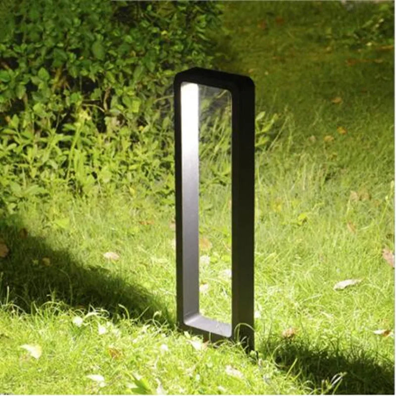 Lampadaire exétieur IP68 étanche 15W LED jardin pelouse en aluminium pilier