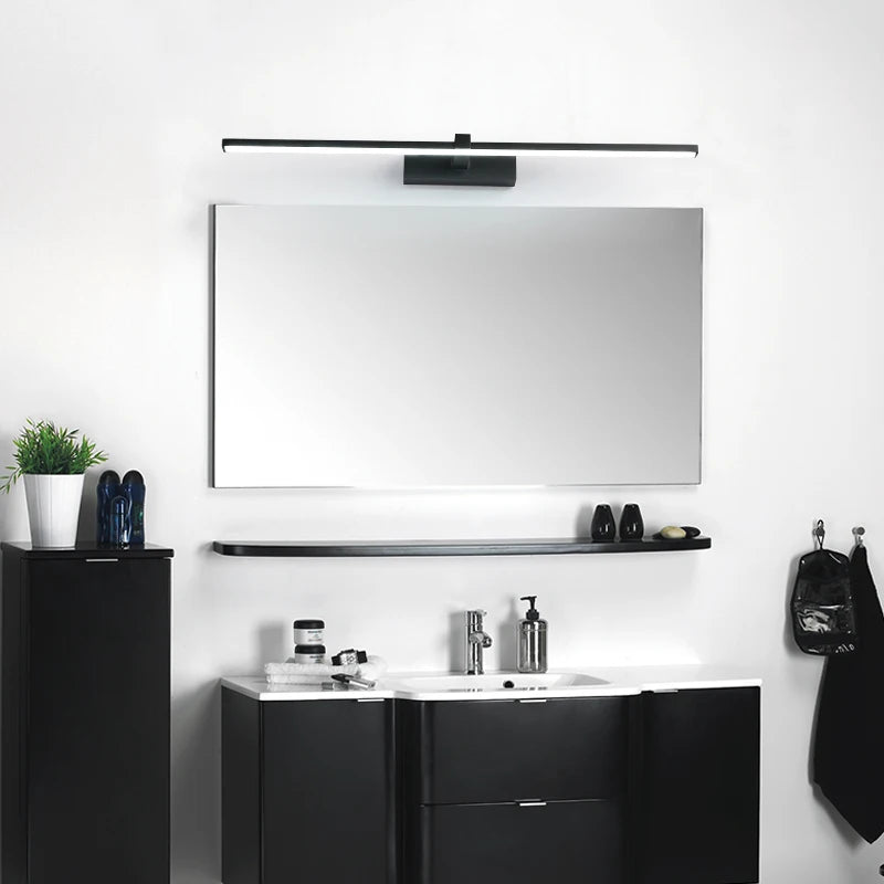 applique murale LED miroir moderne pour chambre salle de bain Luminaria luminaires déco Maison Penteadeira Luminaire Wandlamp - vue 4 sur 14