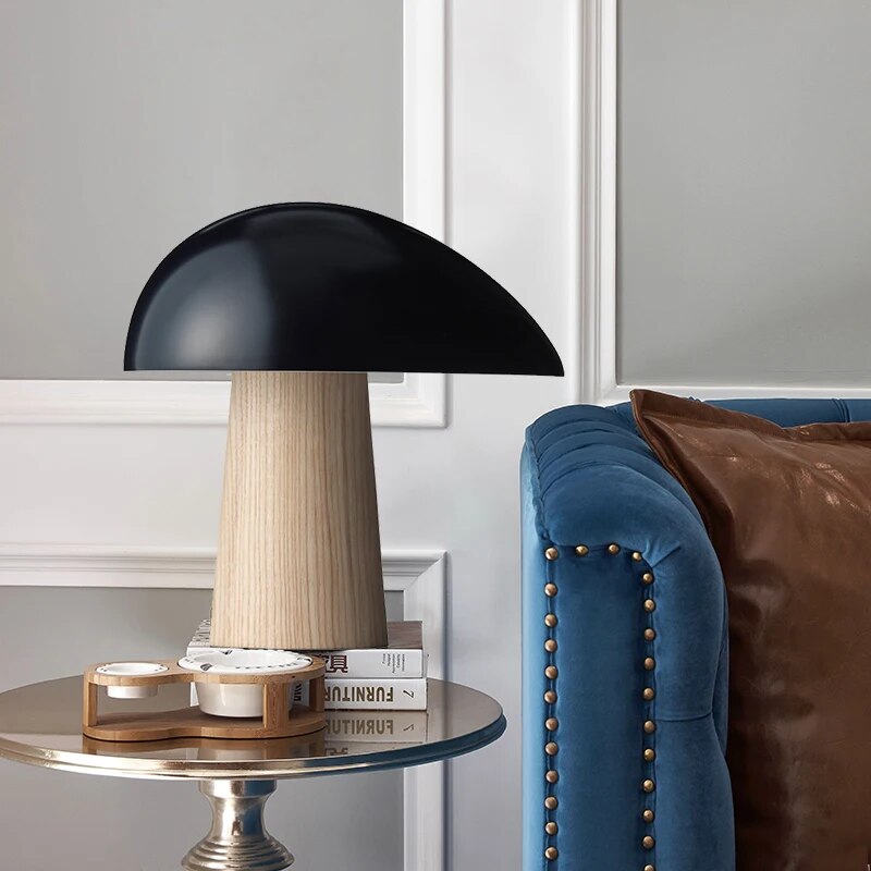 Lampe de table nordique créative en forme de champignon - vue 4 sur 7