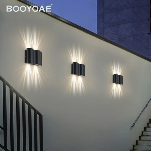 Éclairage mural extérieur LED étanche mur rondelle lampe jardin balcon applique murale escalier allée lampe Villa applique extérieure - vue 3 sur 9