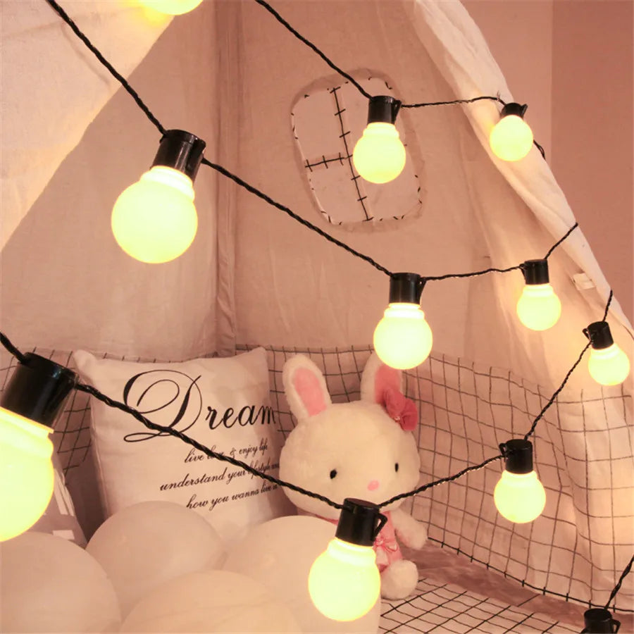 guirlande lumineuse led pour décoration extérieure festive - vue 4 sur 8