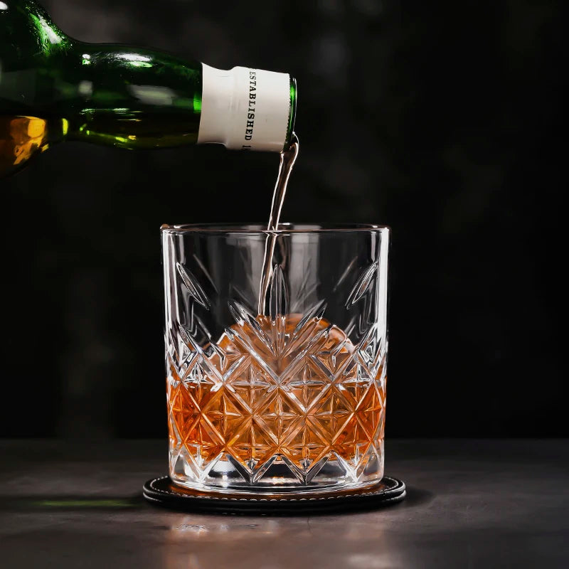 Verres a whisky lot de 4 design texture - vue 6 sur 7