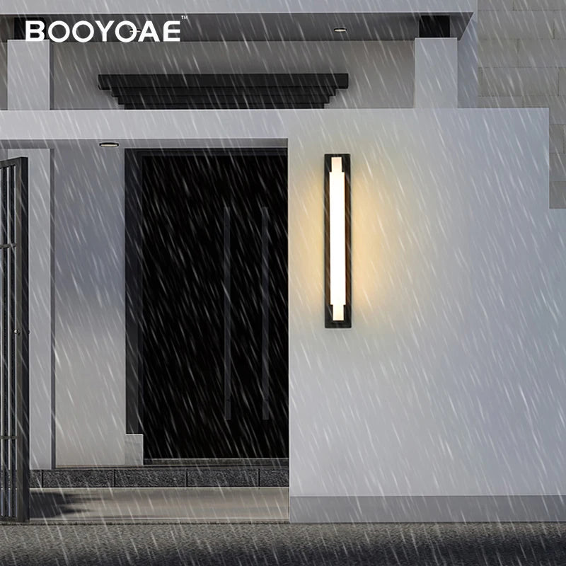 Applique extérieure LED IP65 mur extérieur porche balcon inox Garage lumière jardin terrasse cour éclairage étanche - vue 7 sur 12