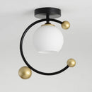 plafonnier moderne à leds pour hall d'entrée et balcon