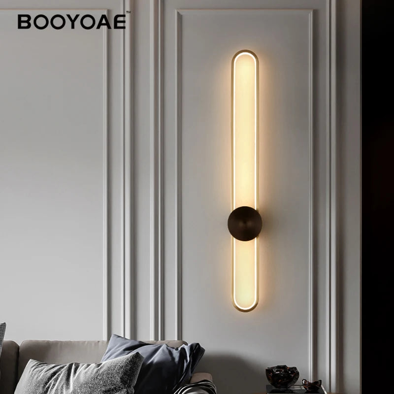 Appliques murales modernes pour chambre en aluminium chambre chevet design hôtel salon fond éclairage mural escalier applique applique murale - vue 7 sur 12