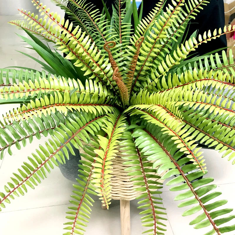 plantes tropicales palmier artificiel décoration murale suspendue - vue 3 sur 7