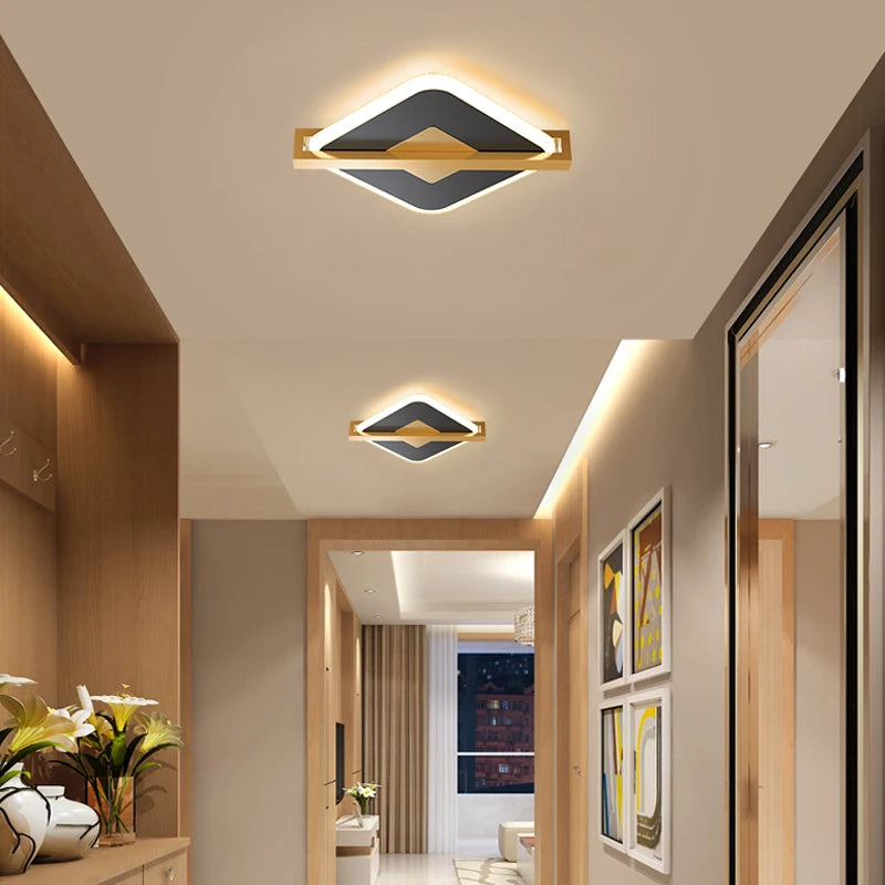 plafonnier led moderne pour éclairage intérieur style nordique - vue 5 sur 16