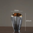 vase en verre créatif pour arrangements floraux modernes artisanaux
