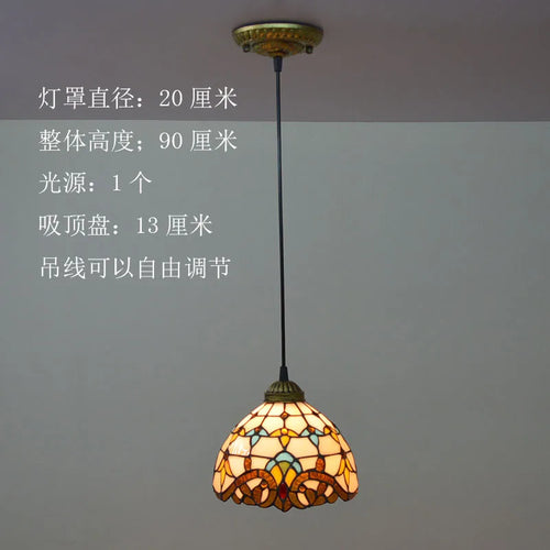 suspension baroque en verre teinté pour intérieur élégant - vue 13 sur 15