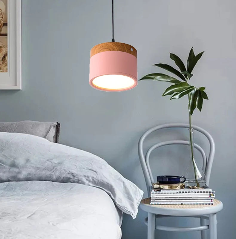 Suspension LED moderne makeron pour décoration intérieure - vue 3 sur 14