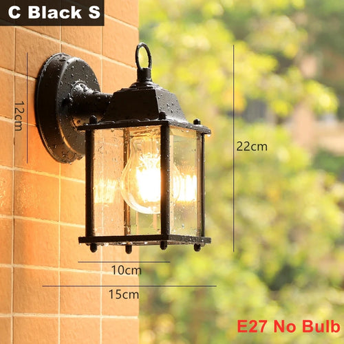 applique murale led rustique en fer vintage pour intérieur et extérieur - vue 21 sur 23