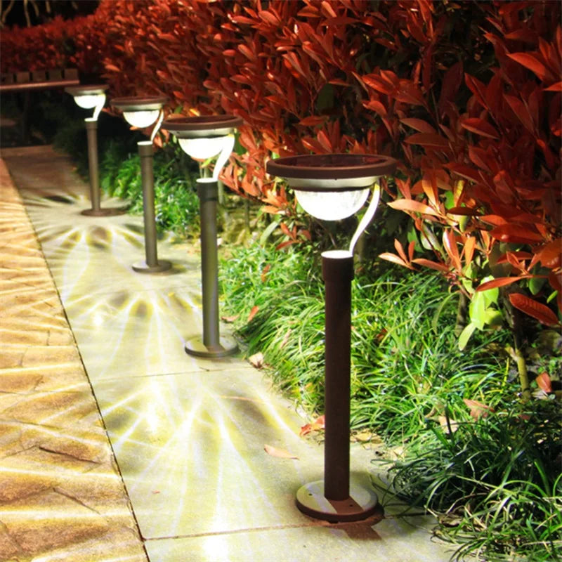 WPD 	 produit lumière de pelouse solaire extérieure étanche maison jardin Villa jardin lumière paysage à LED - vue 3 sur 7