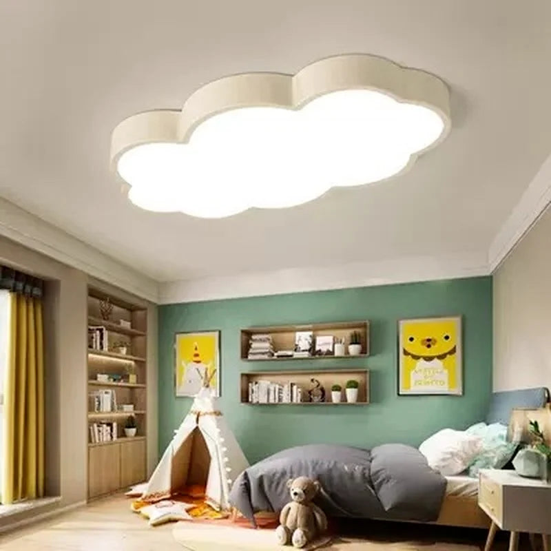 plafonnier led moderne en forme de nuage pour décoration intérieure - vue 3 sur 5