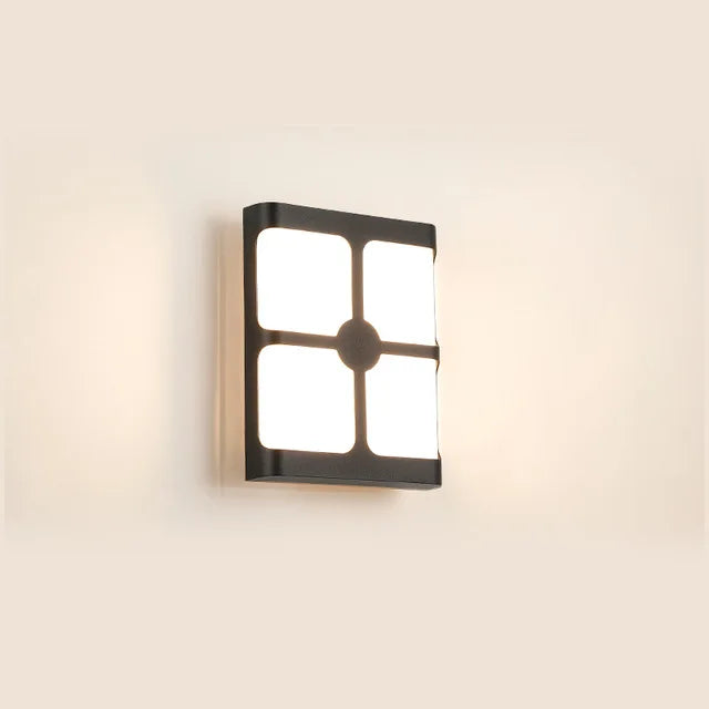 Moderne 15W extérieur applique murale LED lampes Simple étanche en plastique jardin porche appliques balcon maison extérieur éclairage mural Luminaire
