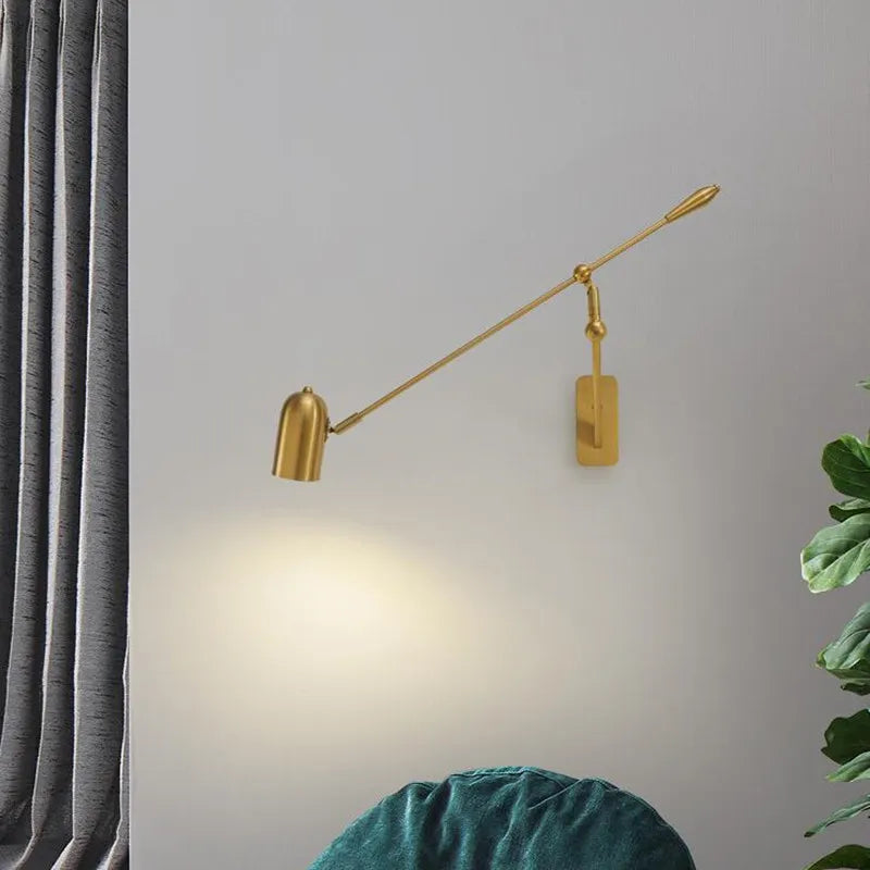 applique murale à led rétractable avec bras pliable - vue 6 sur 10