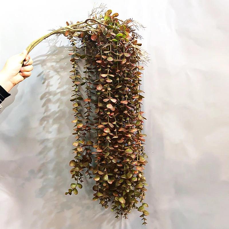 plantes artificielles en rotin d'eucalyptus pour décoration intérieure et extérieure - vue 3 sur 8