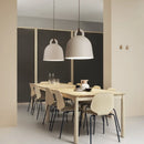 Lustre de Restaurant postmoderne Design danois salons lampes suspendues grises lampes suspendues nordiques romantiques pour chambre à coucher et Bar