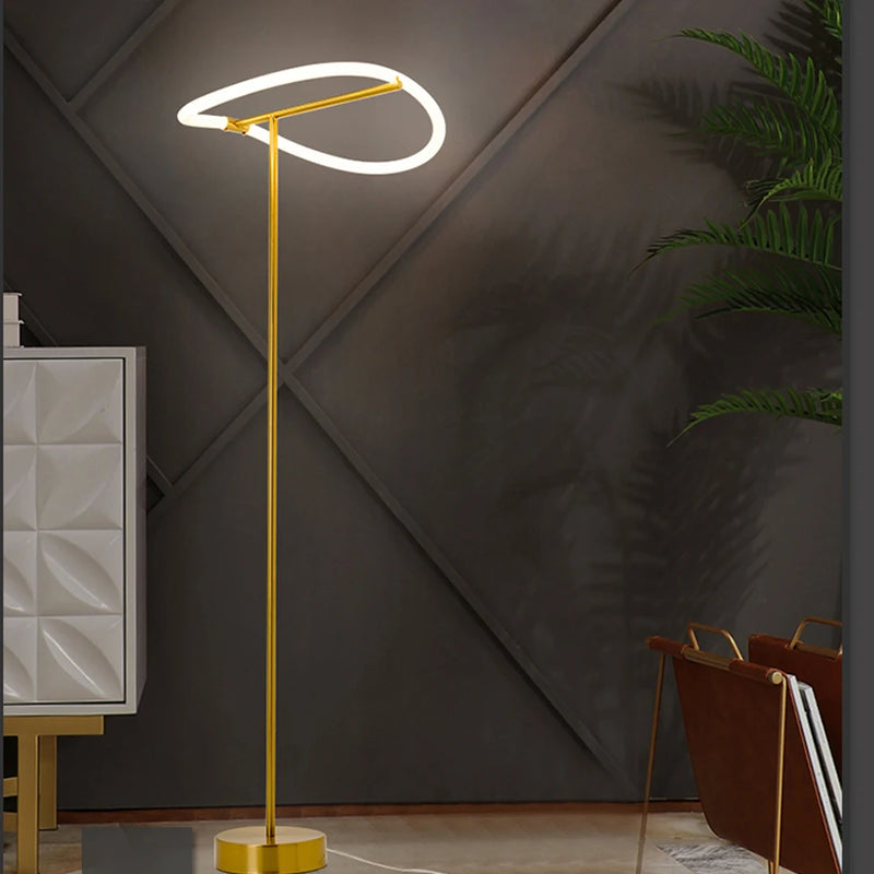LED postmoderne musique Notes LED lumière lampadaire foyer étude