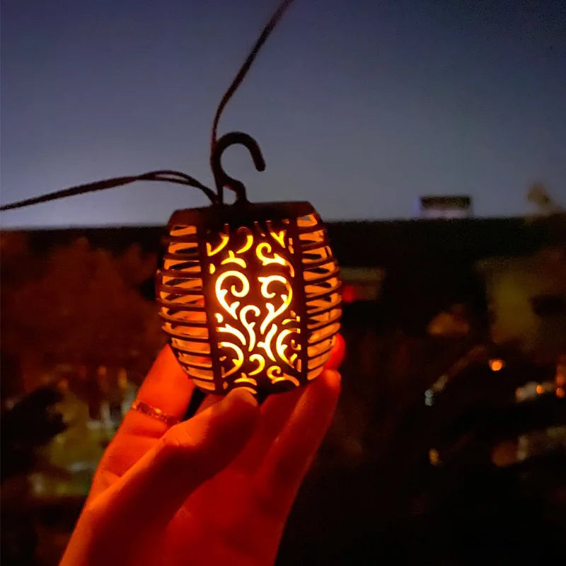 guirlande lumineuse solaire à led étanche pour extérieur avec boules décoratives - vue 3 sur 7