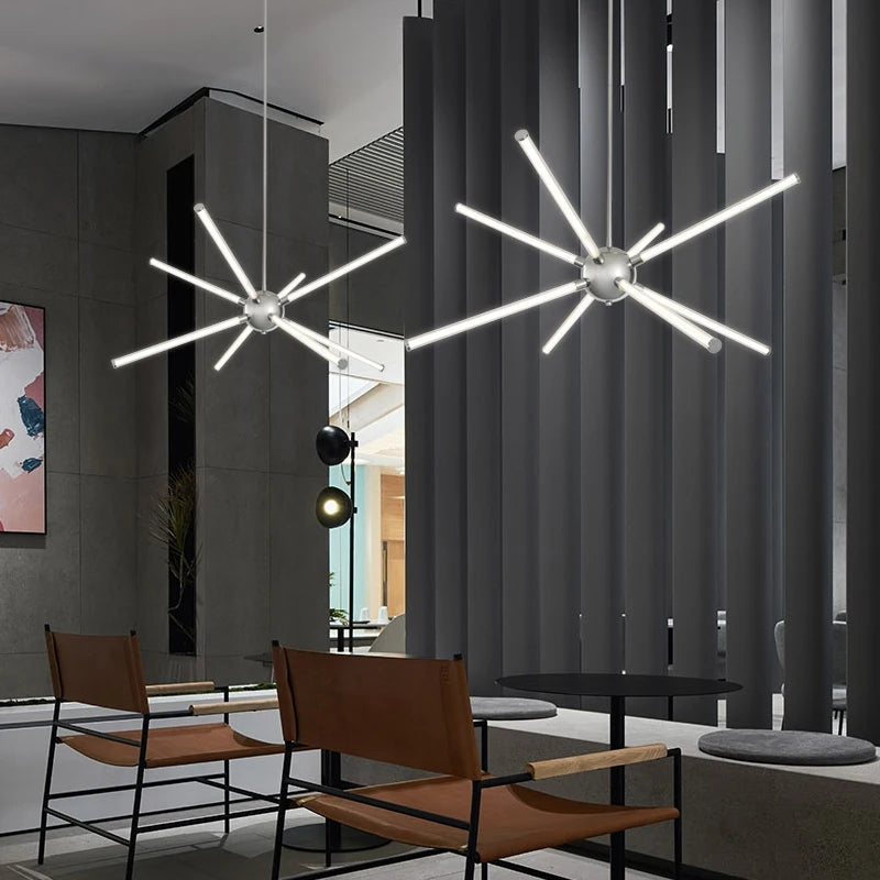 suspension moderne en aluminium pour intérieur bar et cuisine - vue 3 sur 9