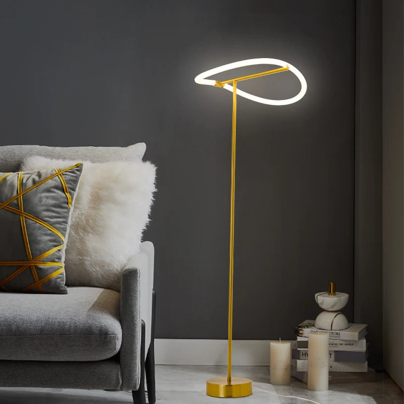 LED postmoderne musique Notes LED lumière lampadaire foyer étude