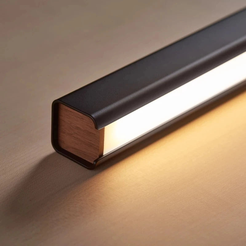 Lustre design moderne minimaliste personnalité barre à LED - vue 3 sur 6