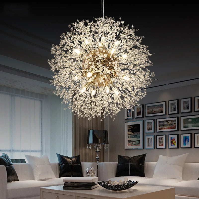 lustre led moderne luciole simple décoration intérieure - vue 5 sur 25