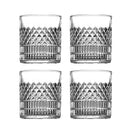 Verres a whisky lot de 4 design texture