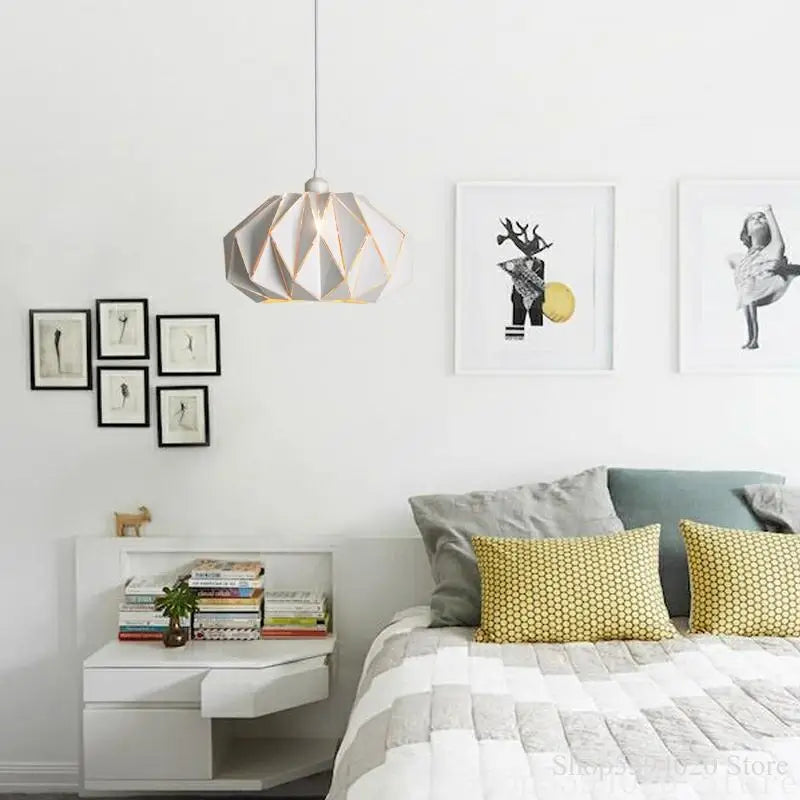 lustre moderne en fer design nordique pour intérieur élégant - vue 3 sur 9