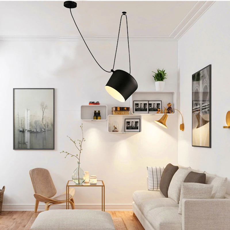 Suspension industrielles modernes d'araignée de conception Variable pour la salle de plongée/Restaurants lampes suspendues de cuisine luminaires E27 lampe à LED - vue 5 sur 6