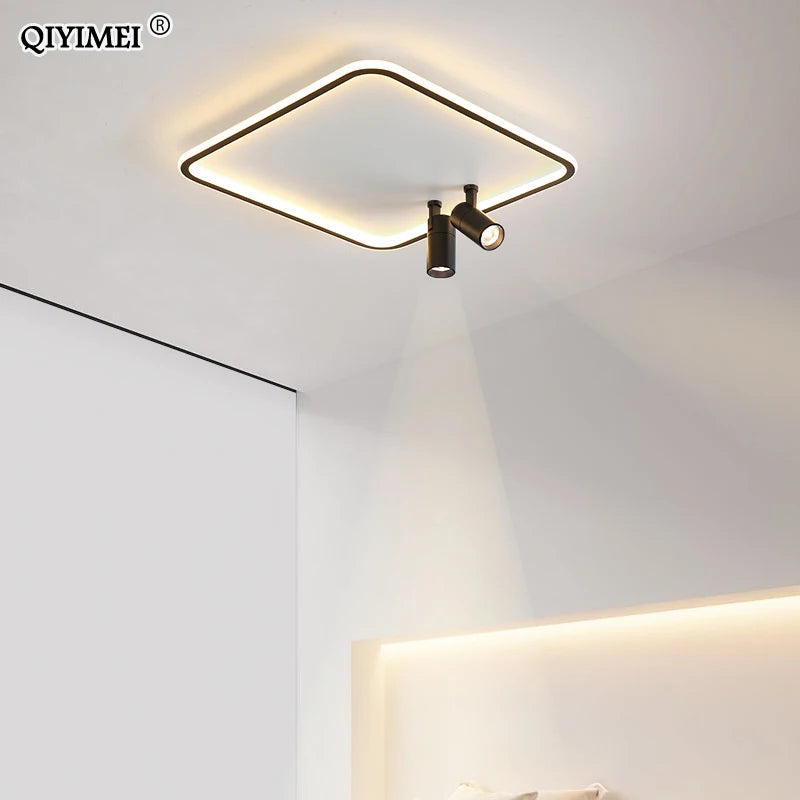 lustre led moderne pour intérieur décoration lumière projecteur - vue 5 sur 16
