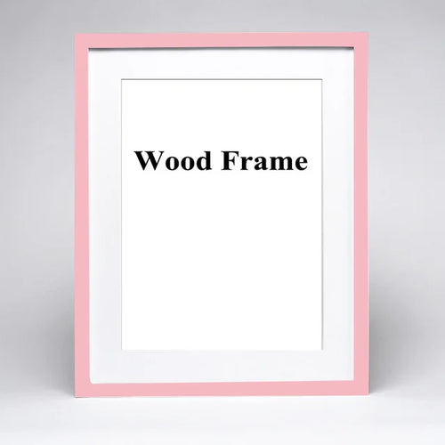 cadre photo en bois avec passe-partout pour montage mural - vue 10 sur 17