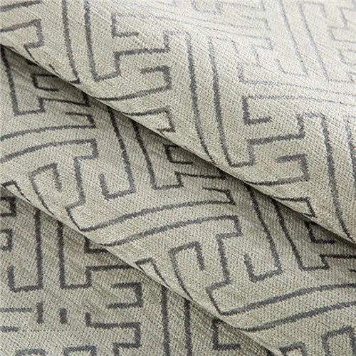 Rideau occultant motif géométrique style moderne sur mesure - vue 8 sur 11