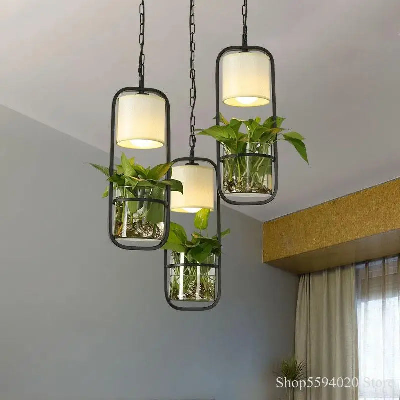 suspension industrielle simple art fer moderne chinoise