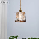 suspension en verre rétro style industriel pour intérieur décoratif