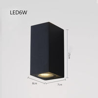 Applique murale éclairage extérieur étanche porche moderne balcon terrasse lampe IP54 applique jardin décoration éclairage mural