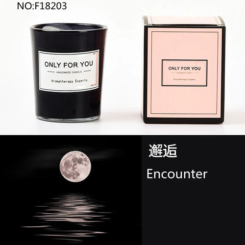 bougie parfumée romantique en cire de soja artisanale avec huiles essentielles - vue 23 sur 26