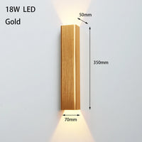 12W 18W LED applique intérieure moderne en aluminium éclairage à la maison appliques chambre salon allée couloir décoration applique murale LED lumière