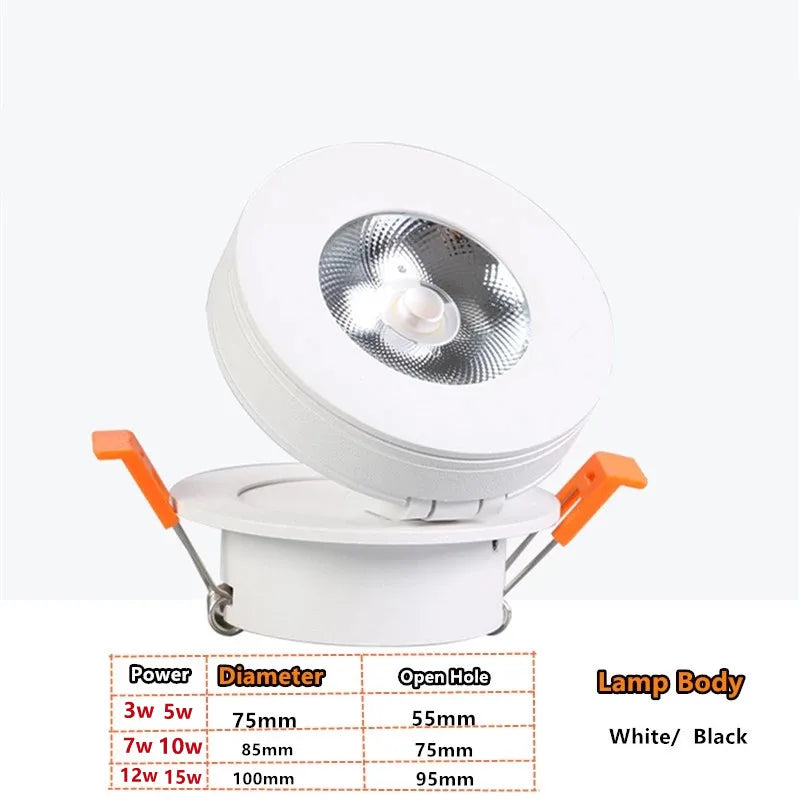 Spot LED encastré rotatif intérieur - vue 6 sur 6