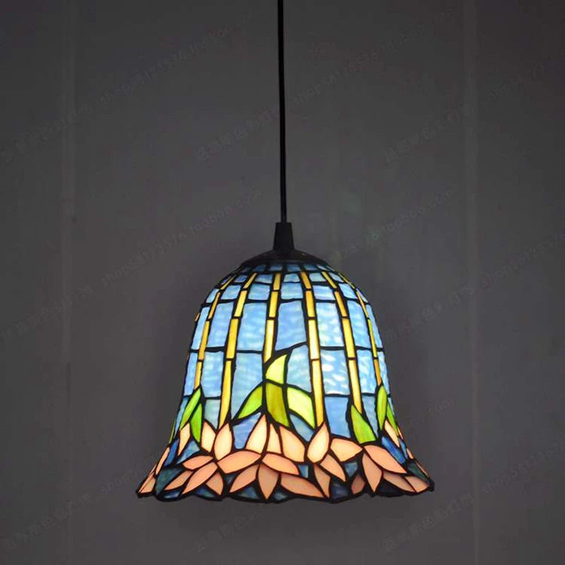 lustre antique européen style nénuphar tiffany pour restaurant et bar