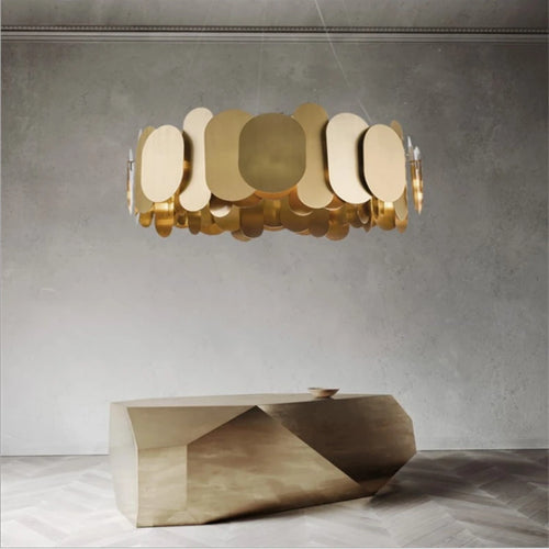 lustre à panneaux nordiques design pour décoration intérieure moderne - vue 5 sur 6