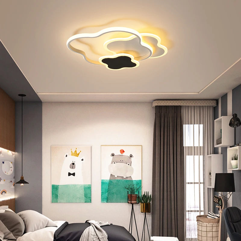 plafonnier en aluminium décoratif pour intérieur lumineux et élégant - vue 3 sur 10