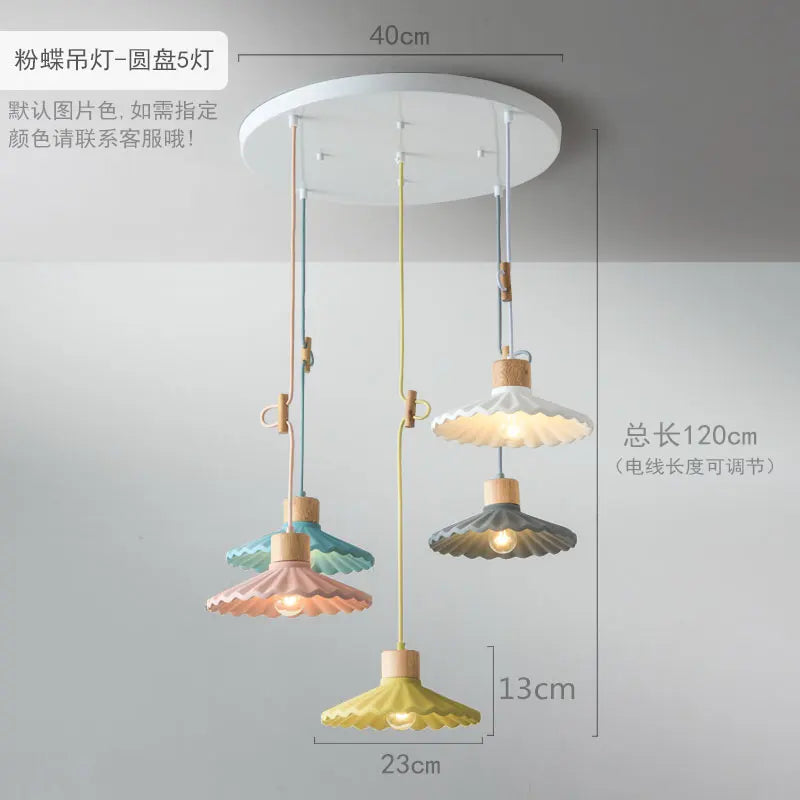 suspension simple moderne led en ciment nordique - vue 7 sur 16