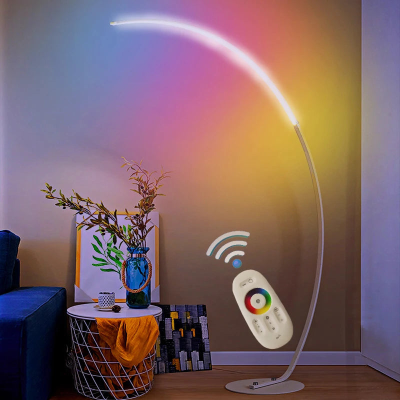 Lampadaire LED à arc moderne nordique - vue 6 sur 8