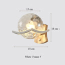 applique murale moderne en bois design lumineux décoratif en forme de lune