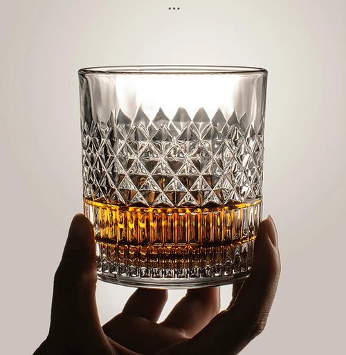 Verres a whisky old fashioned style cristal taille