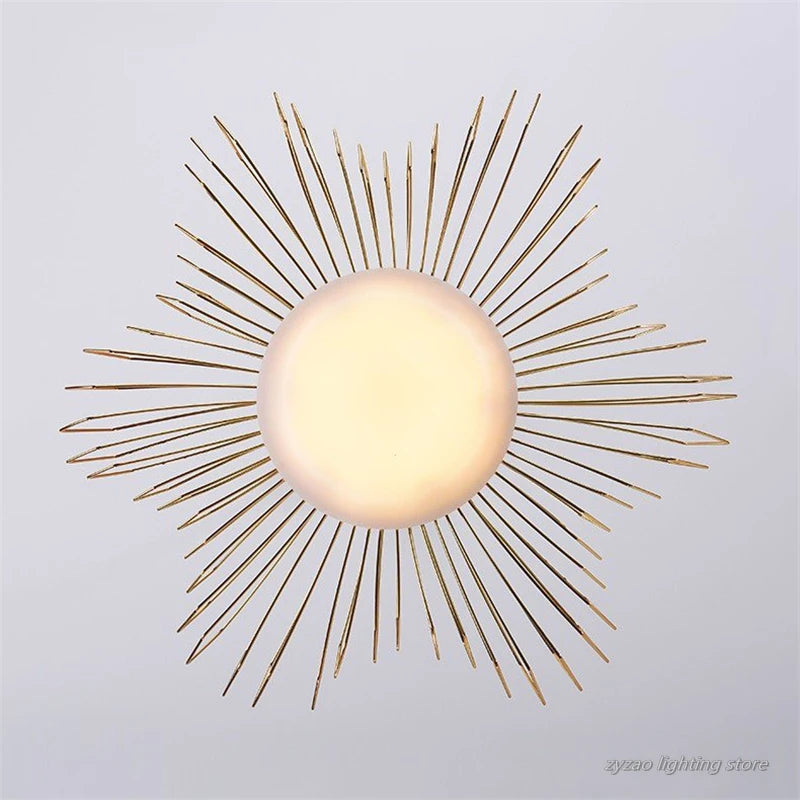 lustre en fer moderne pour décoration intérieure nordique - vue 3 sur 9