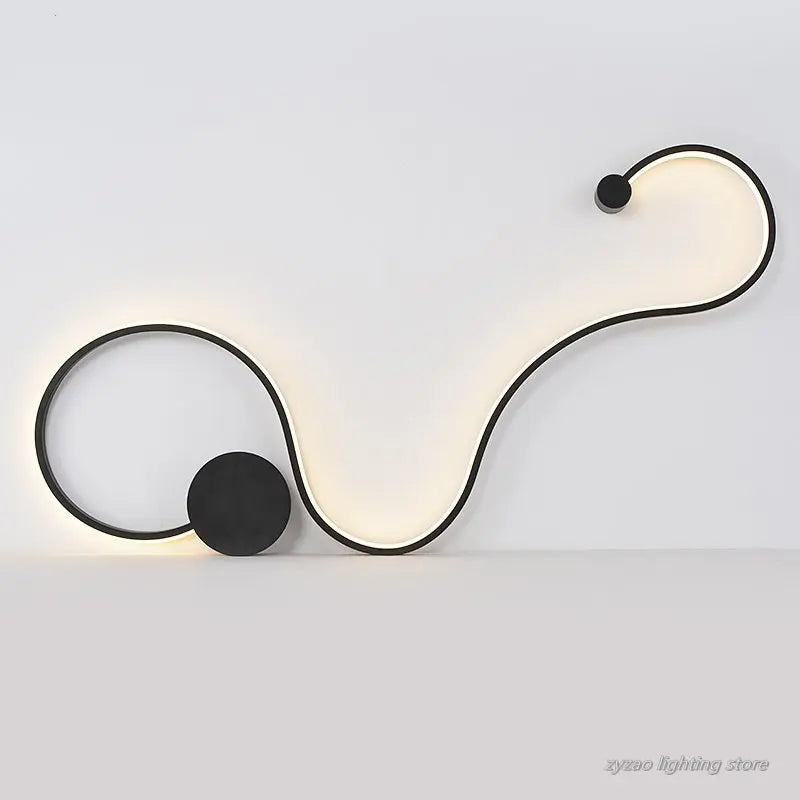 applique murale nordique design post-moderne pour décoration intérieure - vue 3 sur 14