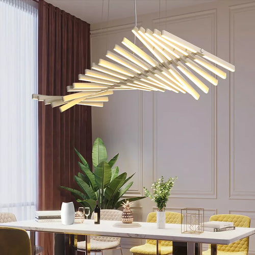 Lustre LED moderne éclairage loft nordique noir/blanc lampes suspendues salon maison déco suspension lampe restaurant Bar luminaires